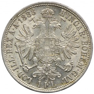 Austria, Franciszek Józef I, 1 floren 1888