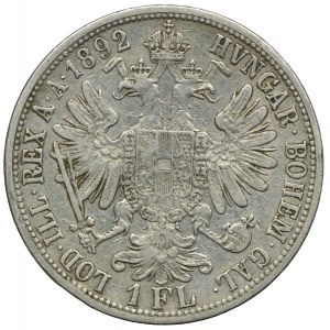 Austria, Franciszek Józef I, 1 floren 1892