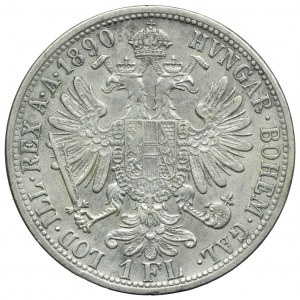 Austria, Franciszek Józef I, 1 floren 1890