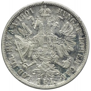 Austria, Franciszek Józef I, 1 floren 1891