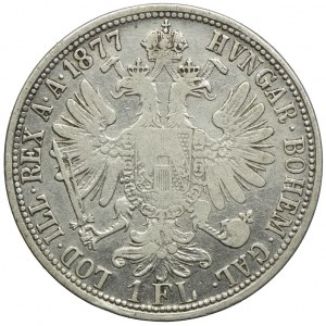 Austria, Franciszek Józef I, 1 floren 1877