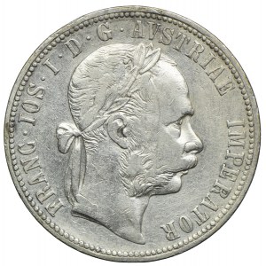 Austria, Franciszek Józef I, 1 floren 1887