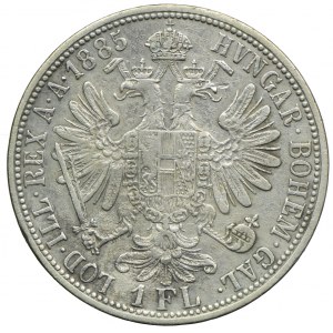 Austria, Franciszek Józef I, 1 floren 1885