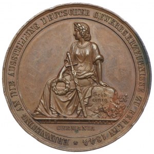 Medal, Niemcy, Prusy, Wystawa Rzemieślniczo-Przemysłowa w Berlinie 1844