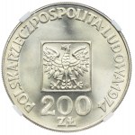 200 złotych 1974, XXX lat PRL, NGC MS64