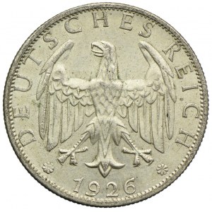 Niemcy, Republika Weimarska, 2 marki 1926 A