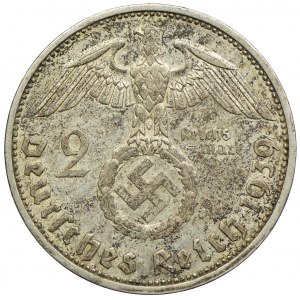 Niemcy, 2 marki 1939 E, Muldenhütten