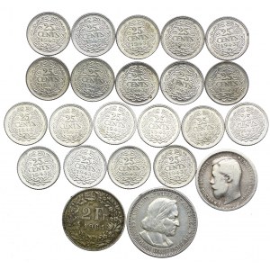 Holandia, USA, Rosja, Szwajcaria - zestaw monet (23szt.)
