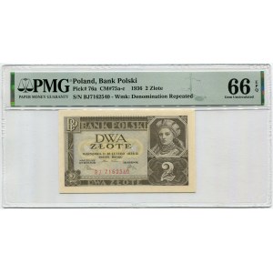 2 złote 1936 - BJ - PMG 66 EPQ
