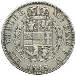 Niemcy, Meklenburgia-Szwerin - Fryderyk Franciszek II, talar 1848 A, Berlin