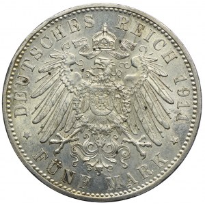 Niemcy, Bawaria - regent Luitpold, 5 marek 1911 D, Monachium
