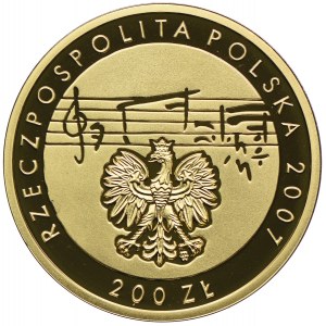 200 złotych 2007, 125. rocznica urodzin Karola Szymanowskiego