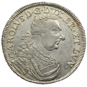 Niemcy, Brunszwik-Wolfenbüttel, Karol I, 2/3 talara (gulden) 1768 IDB, Braunschweig