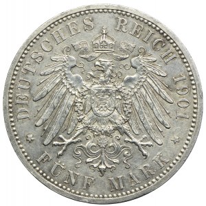 Niemcy, Prusy, Wilhelm II, 5 marek 1901