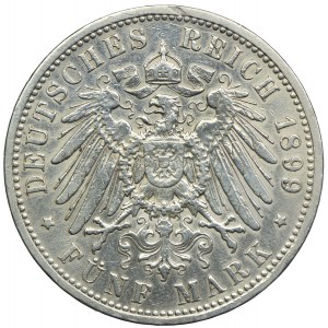 Niemcy, Prusy, Wilhelm II, 5 marek 1899 A, Berlin