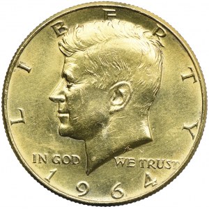 USA, 1/2 dolara 1964