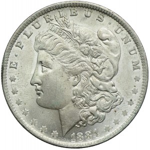USA, 1 dolar 1884 O, Nowy Orlean - Morgan Dollar