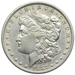 USA, 1 dolar 1887 O, Nowy Orlean - Morgan Dollar