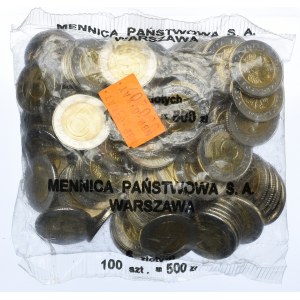 Worek menniczy (100szt.), 5 złotych 1996