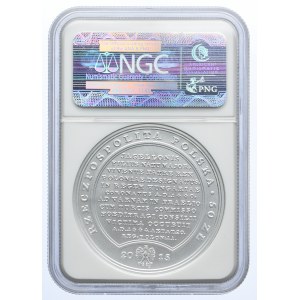 50 złotych 2015 Skarby Stanisława Augusta, Władysław Warneńczyk, NGC MS70