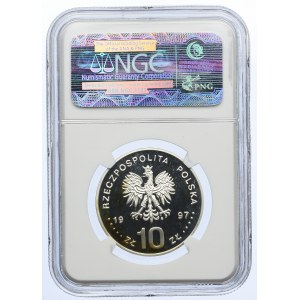10 złotych 1997, Stefan Batory, popiersie, NGC PF69