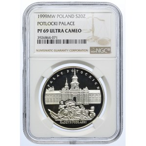 20 złotych 1999, Pałac Potockich, NGC PF69