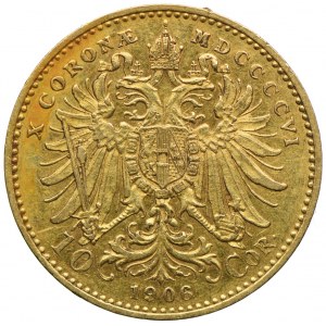 Austria, Franciszek Józef I, 10 koron 1906