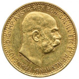 Austria, Franciszek Józef I, 10 koron 1910