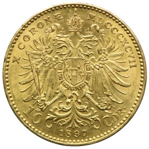 Austria, Franciszek Józef I, 10 koron 1897