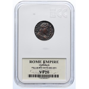 Cesarstwo Rzymskie, Jowian, follis (363-364), GCN VF20