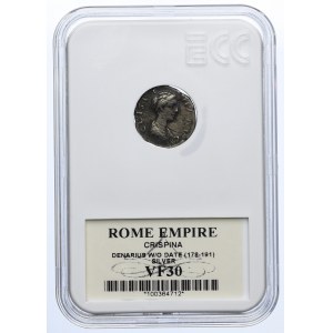 Cesarstwo Rzymskie, Kryspina, denar (178-191), GCN VF30