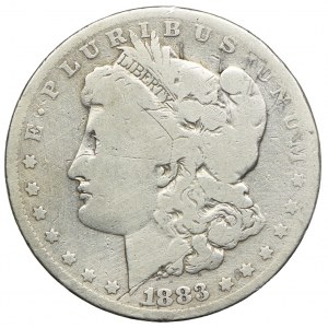 USA, 1 dolar 1883 O, Nowy Orlean - Morgan Dollar