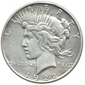 USA, Peace, 1 dolar 1922 D, Denver
