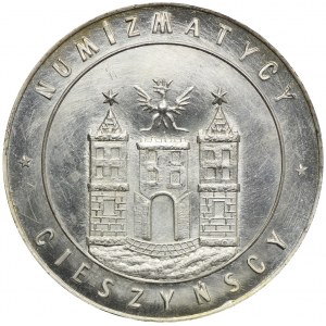Medal - Cieszyńscy Numizmatycy 1970, srebro