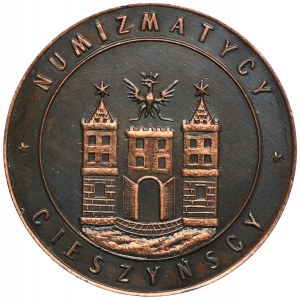 Medal Cieszyn Cieszyńscy Numizmatycy, na pamiątkę spotkania 1970