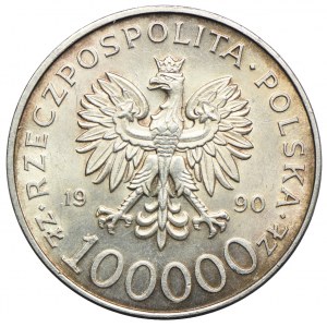 100.000 złotych 1990 Solidarność, typ A