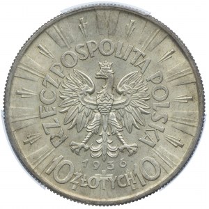 10 złotych 1936, Józef Piłsudski, PCGS MS63