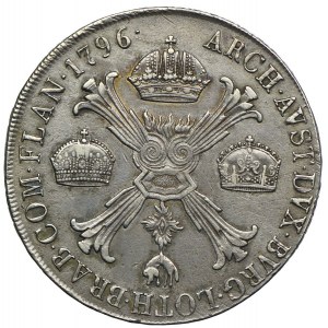Rakousko, František II., tolar 1796 M, Milán