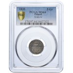 Wolne Miasto Kraków, 5 groszy 1835 PCGS MS64