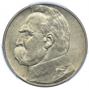 10 złotych 1935, Józef Piłsudski PCGS MS63
