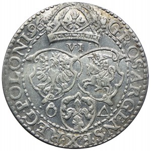 Zikmund III Vasa, šestipence 1596, Malbork