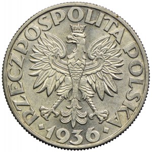 5 zlatých 1936, Plachetnice