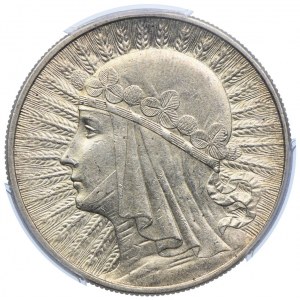 10 złotych 1932 bz, Londyn | PCGS MS62