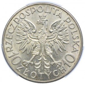 10 złotych 1932 bz, Londyn | PCGS MS62