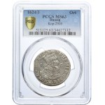 Zygmunt III Waza, ort 1624, Gdańsk, PCGS MS63