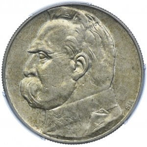 10 Zloty 1934, Józef Piłsudski - Schießadler PCGS AU55