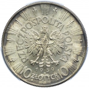 10 złotych 1939 Józef Piłsudski PCGS MS64
