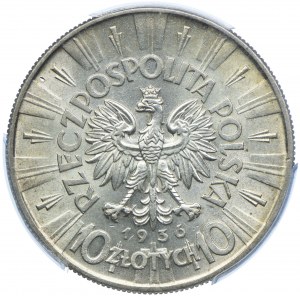 10 złotych 1936 Józef Piłsudski PCGS MS62