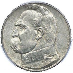 5 złotych 1938, Józef Piłsudski, PCGS MS62