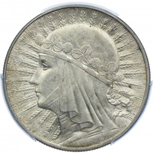 10 złotych 1932 Głowa Kobiety PCGS MS62